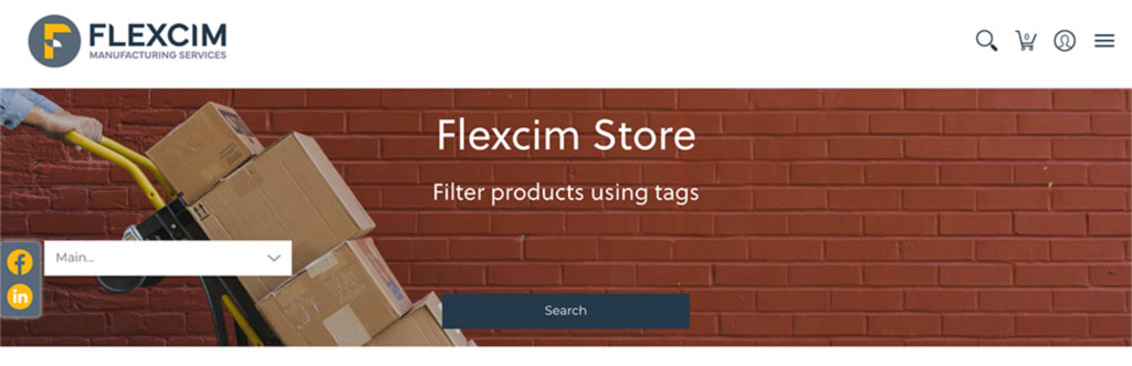 Flexcim Store Homepage